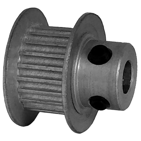 B&B Manufacturing 21-2P06-6FA2, Timing Pulley, Aluminum, Clear Anodized,  21-2P06-6FA2